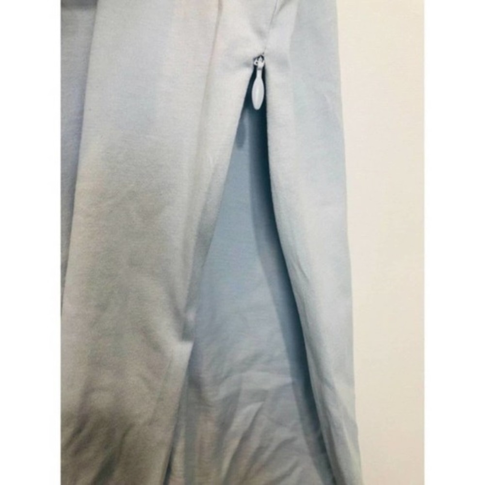 PUMA x Liu Wen Women's Light Blue Oversized Dress Collared Athleisure Active Med - Picture 7 of 12